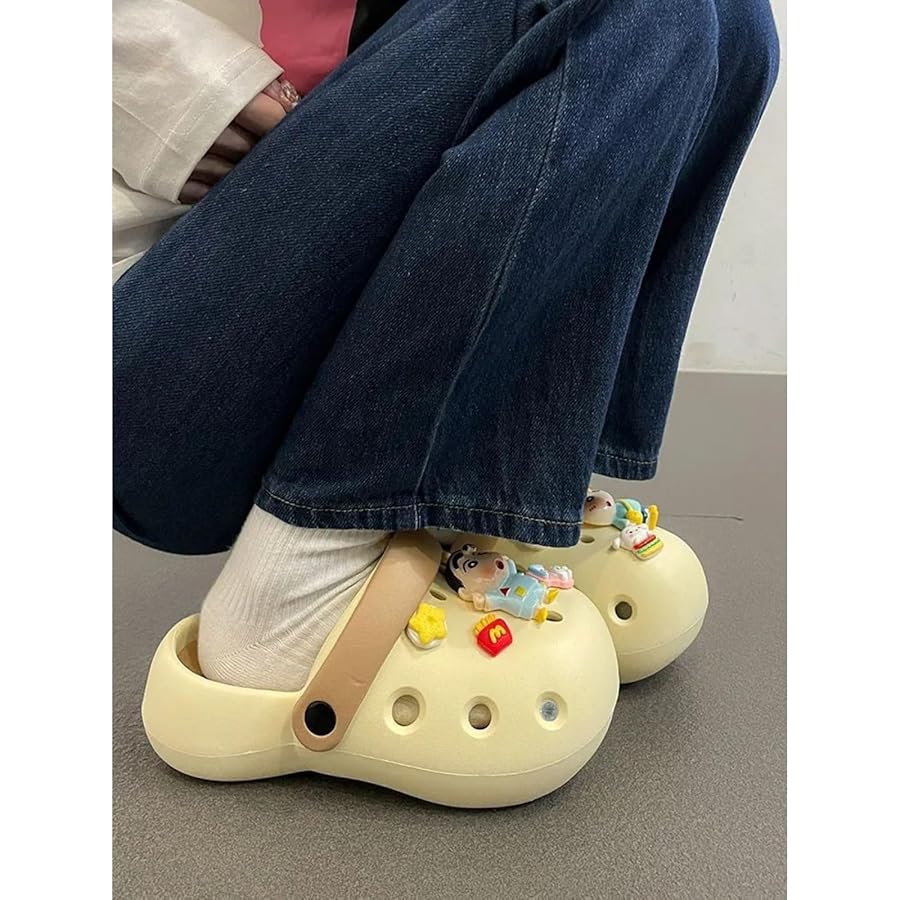 こゆきクラフト✧さま Amazon | [こゆき] クロックス 穴あき キュート ソフトキュート